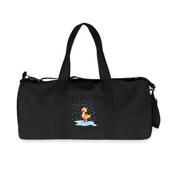Platschi - Recycled Canvas Sports Bag by Stanley/Stella - black - Front