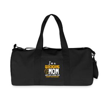 I'ma Geocaching Mom - Recycled Canvas Sports Bag by Stanley/Stella - black - Front