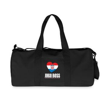patron de jugo de croatie T-shirt - Sac de sport en toile recyclée Stanley/Stella - noir - Devant
