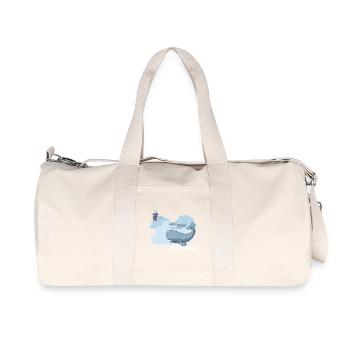 Whale & Petunia - Recycled Canvas Sports Bag by Stanley/Stella - natural - Front