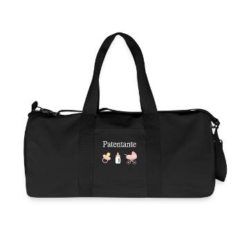 Patentante Geburt Mädchen Taufe - Recycelte Canvas-Sporttasche von Stanley/Stella - Schwarz - Vorne