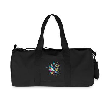 Hummingbird - Recycled Canvas Sports Bag by Stanley/Stella - black - Front