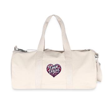 I love Leeds - Recycled Canvas Sports Bag by Stanley/Stella - natural - Front