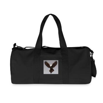 Aigle - Sac de sport en toile recyclée Stanley/Stella - noir - Devant
