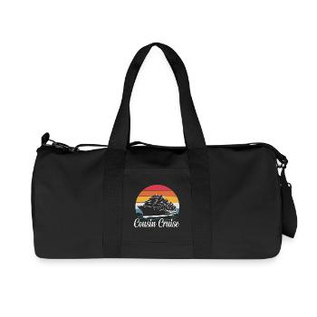 Cousins Cruise Cruise Ship - Recycled Canvas Sports Bag by Stanley/Stella - black - Front