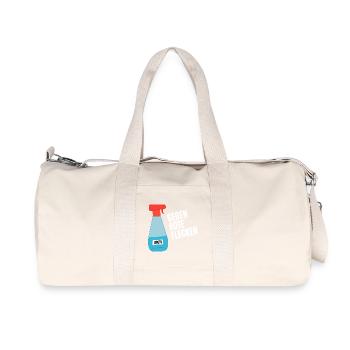 Linkicide - Sac de sport en toile recyclée Stanley/Stella - blanc naturel - Devant