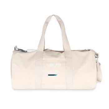 Translator Gift Profession Education - Recycled Canvas Sports Bag by Stanley/Stella - natural - Front
