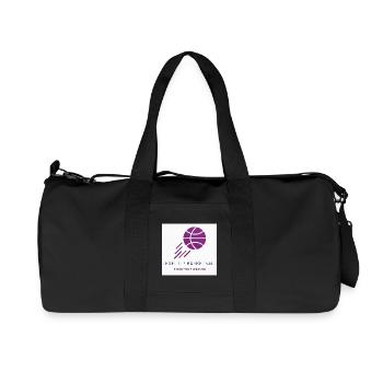 Level Up Basketball  - Recycled Canvas Sports Bag by Stanley/Stella - black - Front