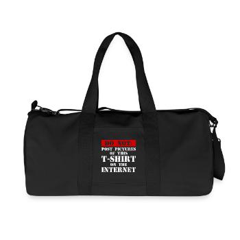 Ne pas Internet – Nerd, médias sociaux et plaisir geek - Sac de sport en toile recyclée Stanley/Stella - noir - Devant
