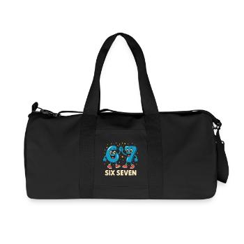 67 Six Seven 6-7 - Recycled Canvas Sports Bag by Stanley/Stella - black - Front