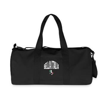 Bella Italia - Sac de sport en toile recyclée Stanley/Stella - noir - Devant