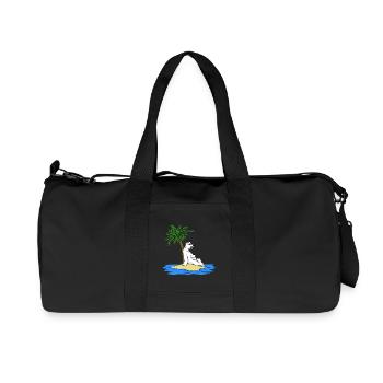 Hot Polar Bear - Sac de sport en toile recyclée Stanley/Stella - noir - Devant