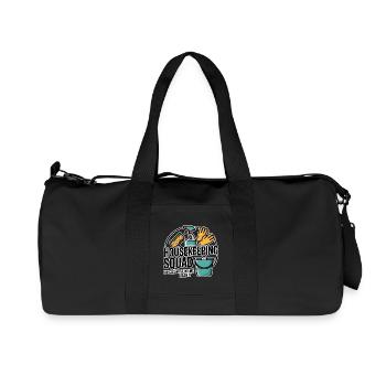 Funny Cleaning Design - Recycled Canvas Sports Bag by Stanley/Stella - black - Front