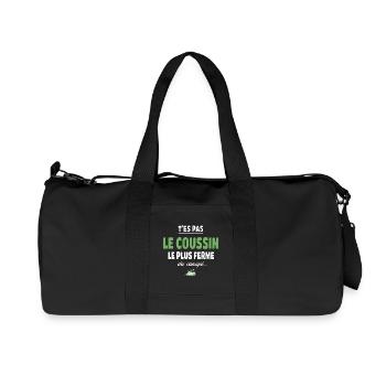 T’es pas le coussin le plus ferme du canapé vanne - Sac de sport en toile recyclée Stanley/Stella - noir - Devant