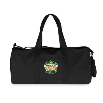 Wenig Plan Viel Unkraut Kein Erfolg - Recycelte Canvas-Sporttasche von Stanley/Stella - Schwarz - Vorne