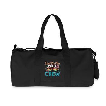 Lloret De Mar Crew - Recycelte Canvas-Sporttasche von Stanley/Stella - Schwarz - Vorne