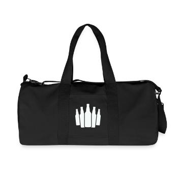 Beer bottles - Recycled Canvas Sports Bag by Stanley/Stella - black - Front