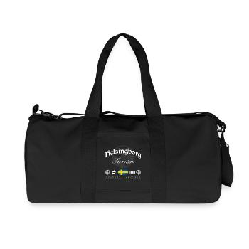 Helsingborg Schweden Streetwear Reise Souvenir - Recycelte Canvas-Sporttasche von Stanley/Stella - Schwarz - Vorne