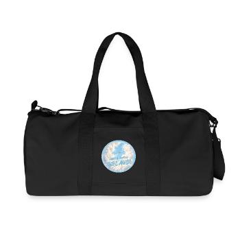 Hurra endlich Urlaub Urlaubszeit Urlaubstimmung - Recycelte Canvas-Sporttasche von Stanley/Stella - Schwarz - Vorne
