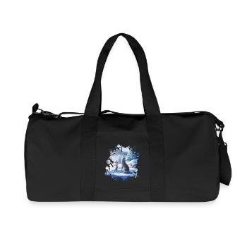 Freunde (Winterzauber) - Recycelte Canvas-Sporttasche von Stanley/Stella - Schwarz - Vorne