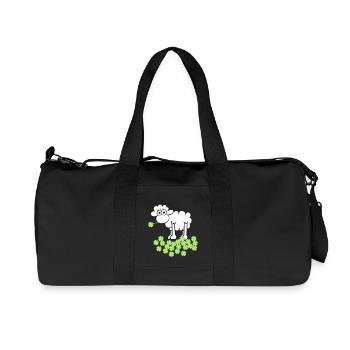 st. Patrick's sheep - Recycled Canvas Sports Bag by Stanley/Stella - black - Front