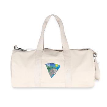 Solar Wind Water Renewable Energy Environmental Protection - Recycled Canvas Sports Bag by Stanley/Stella - natural - Front