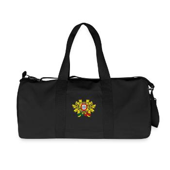 Portugal - Sac de sport en toile recyclée Stanley/Stella - noir - Devant