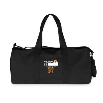 Tokio Orange - Recycelte Canvas-Sporttasche von Stanley/Stella - Schwarz - Vorne