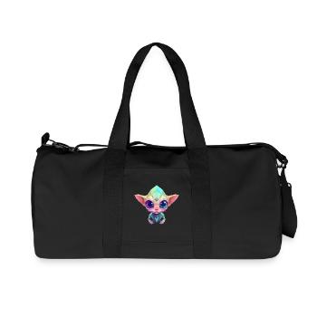 Polygon Alien - Recycled Canvas Sports Bag by Stanley/Stella - black - Front
