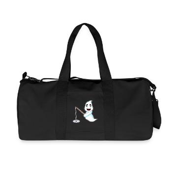Pêche aux fantômes à Halloween - Sac de sport en toile recyclée Stanley/Stella - noir - Devant