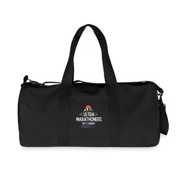 Ultra-Marathonläufer machen es länger - Recycelte Canvas-Sporttasche von Stanley/Stella - Schwarz - Vorne