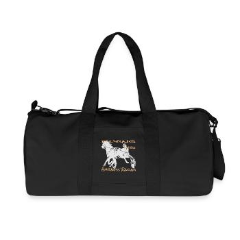 Trotter trotting race - Recycled Canvas Sports Bag by Stanley/Stella - black - Front