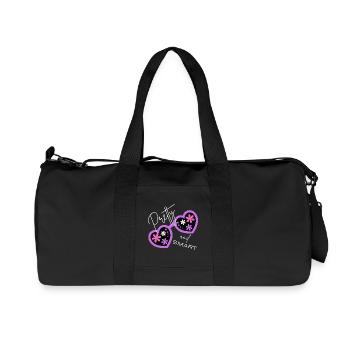 Pretty & Smart - Playful Design - Recycled Canvas Sports Bag by Stanley/Stella - black - Front