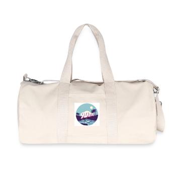 Été des années 90 - Sac de sport en toile recyclée Stanley/Stella - blanc naturel - Devant