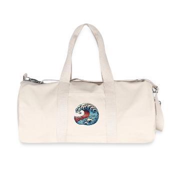 Wave - Recycled Canvas Sports Bag by Stanley/Stella - natural - Front