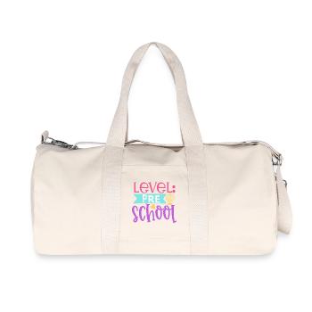 Level: Preschool - Recycled Canvas Sports Bag by Stanley/Stella - natural - Front