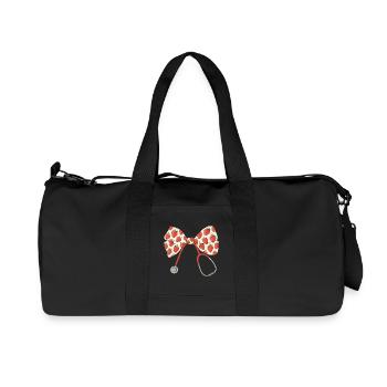 Nurse, Stethoscope, Loop - Recycled Canvas Sports Bag by Stanley/Stella - black - Front