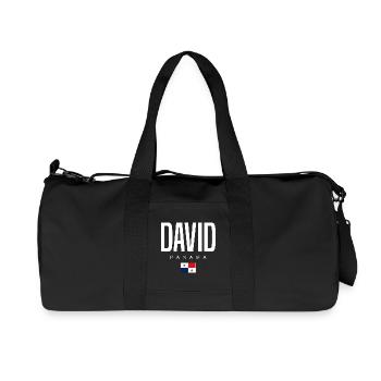 David Panama Panamanian - Recycled Canvas Sports Bag by Stanley/Stella - black - Front