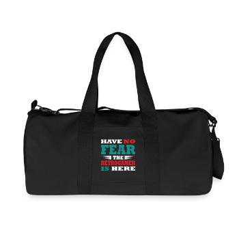 N’ayez crainte, le Retrogamer est là Tenue - Sac de sport en toile recyclée Stanley/Stella - noir - Devant