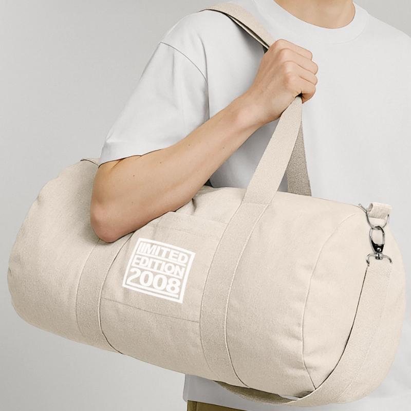 Limitierte Edition 2008 Design Geburtstag Recycelte Canvas-Sporttasche von Stanley/Stella