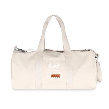 Funny typical Venetian phrase - Recycled Canvas Sports Bag by Stanley/Stella - natural - Front