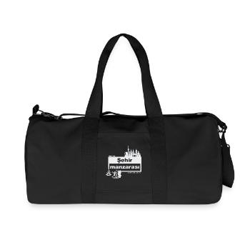 Paysage urbain - turc - prêt quand vous voulez - Sac de sport en toile recyclée Stanley/Stella - noir - Devant