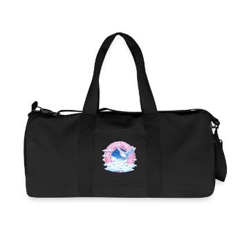 Donut Sky Owl Flight - Recycled Canvas Sports Bag by Stanley/Stella - black - Front