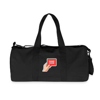 Game Over Rétro Sign - Sac de sport en toile recyclée Stanley/Stella - noir - Devant