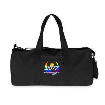 9th Birthday 2017 Boys and Girls Gift - Recycled Canvas Sports Bag by Stanley/Stella - black - Front