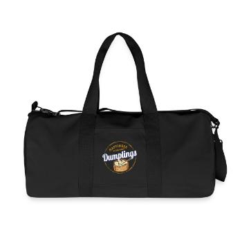 Dumpling Food Baozi Design Vintage Teigtasche - Sac de sport en toile recyclée Stanley/Stella - noir - Devant