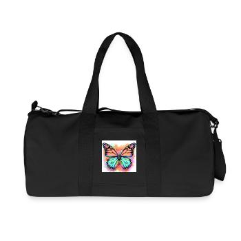 papillon - Sac de sport en toile recyclée Stanley/Stella - noir - Devant