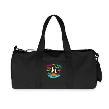 Mom Mom Mom - Lustige Möwen Kinder - Recycelte Canvas-Sporttasche von Stanley/Stella - Schwarz - Vorne