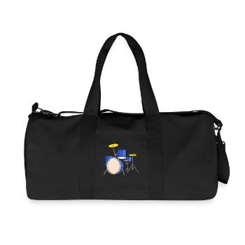 percussion - Sac de sport en toile recyclée Stanley/Stella - noir - Devant