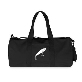 Fischköder_epc1 - Recycelte Canvas-Sporttasche von Stanley/Stella - Schwarz - Vorne